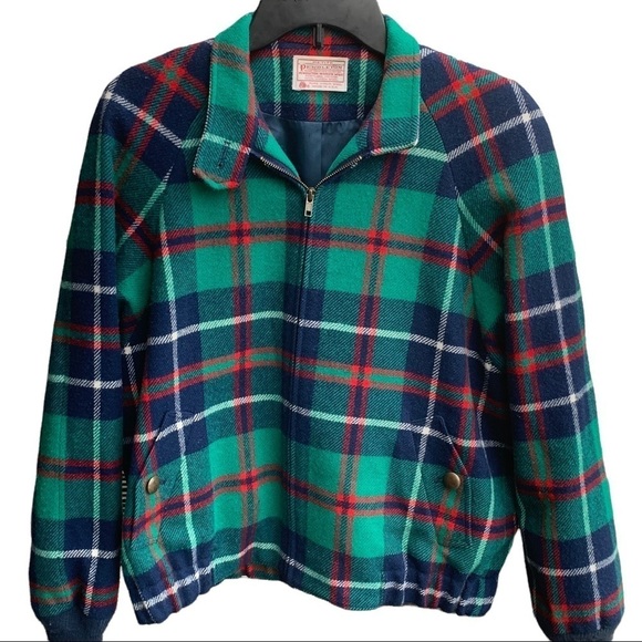 Vintage Pendleton Plaid Wool Jacket - Picture 1 of 8